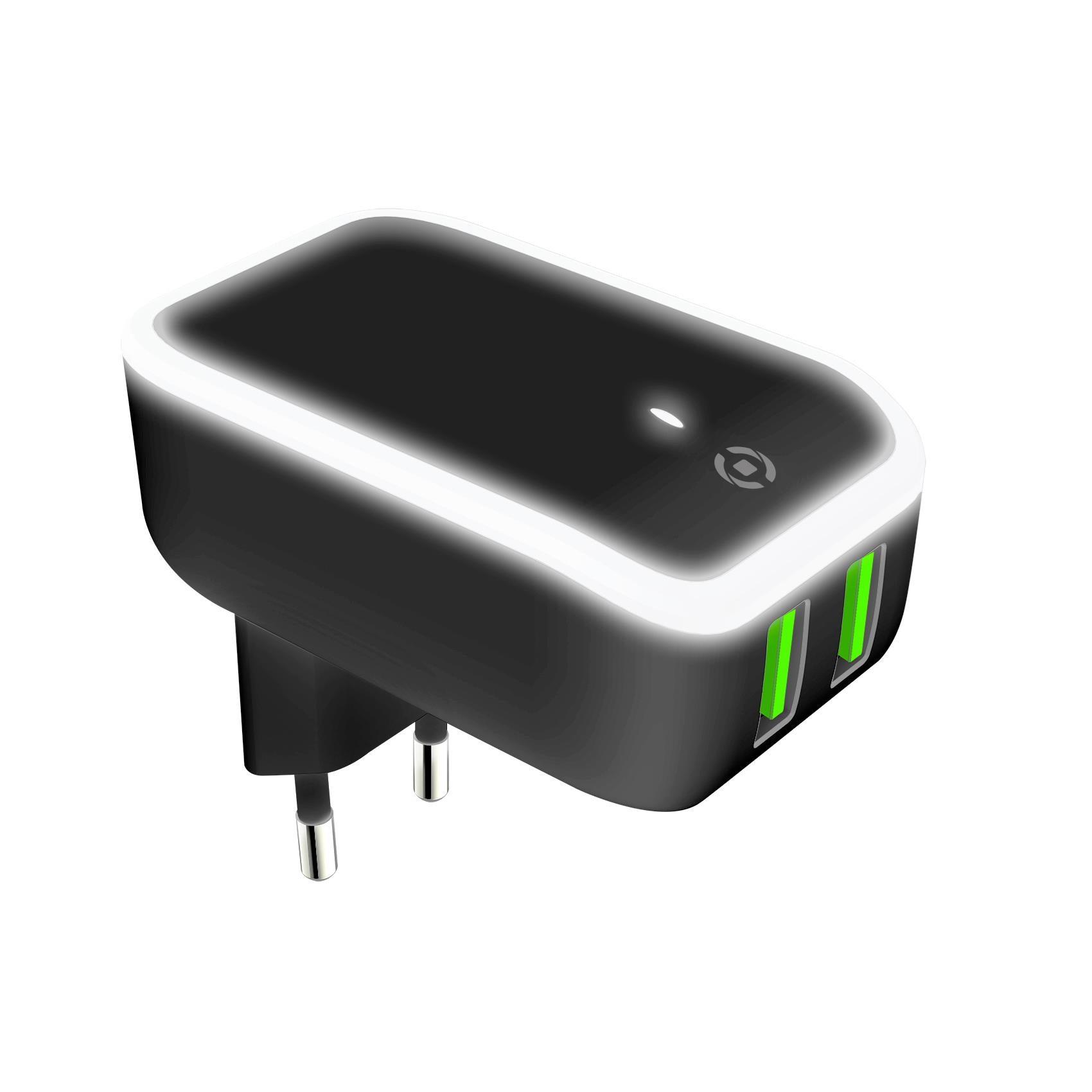 CELLY CHARGER OF RED 2 USB CHARGING R
