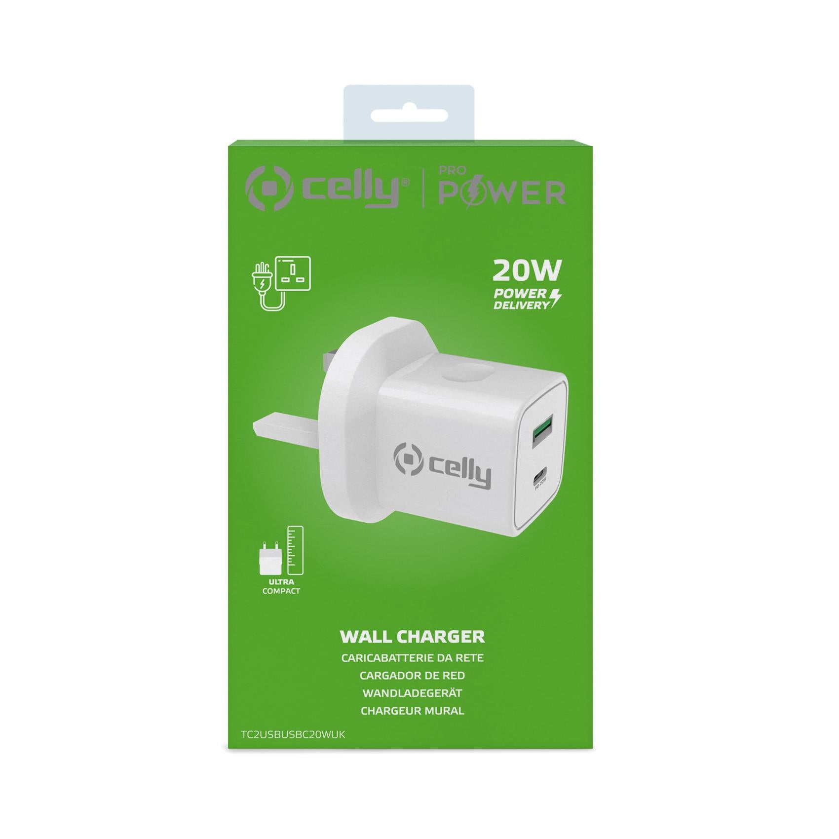 UK TC 2 USB USB-C 20W WH