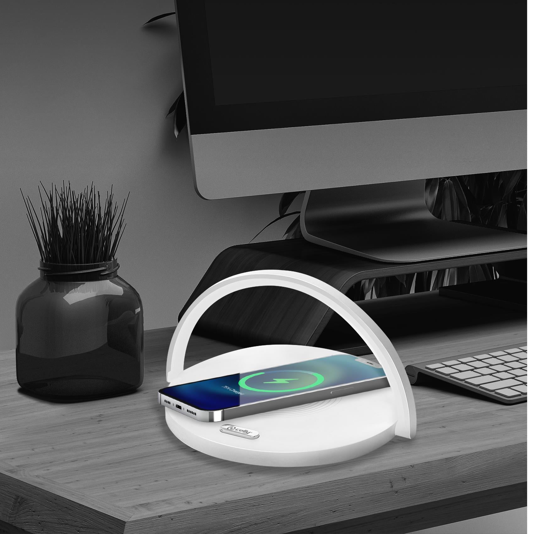 LAMPARA CARGADOR INALAMBRICO CIRCLE WH