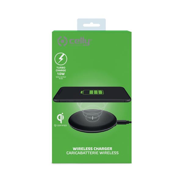 CARGADOR RED WIRLESS 2A-10W NEGRO