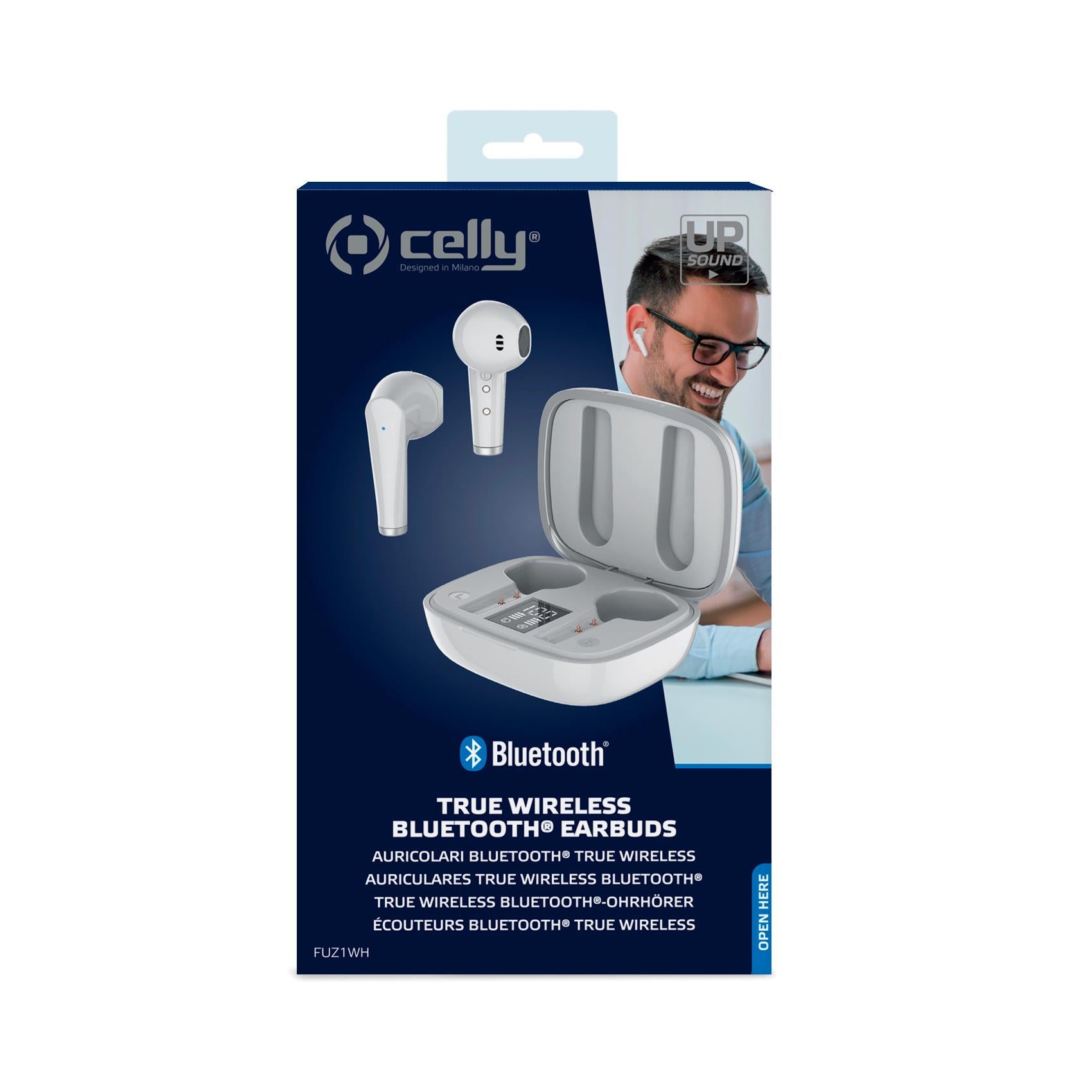 FUZ1 BLUETOOTH EARPHONES WHITE