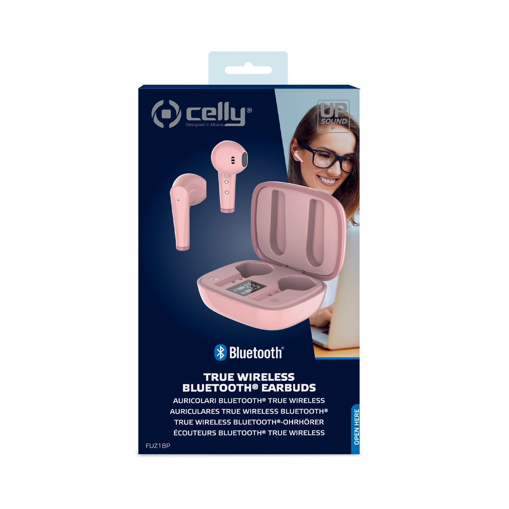 AURICULARES BLUETOOTH FUZ1 ROSA