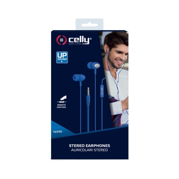 AURICULARES CON MICRO UP500 AZUL