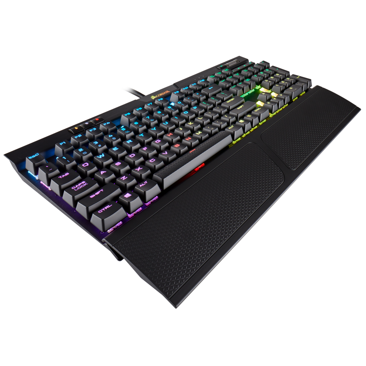 Teclado Corsair K70 RGB MK2 RGB LED Cherry MX Red PT (CH-9109010-EN)