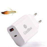 CARGADOR DE PARED USB 20W USBA USBC