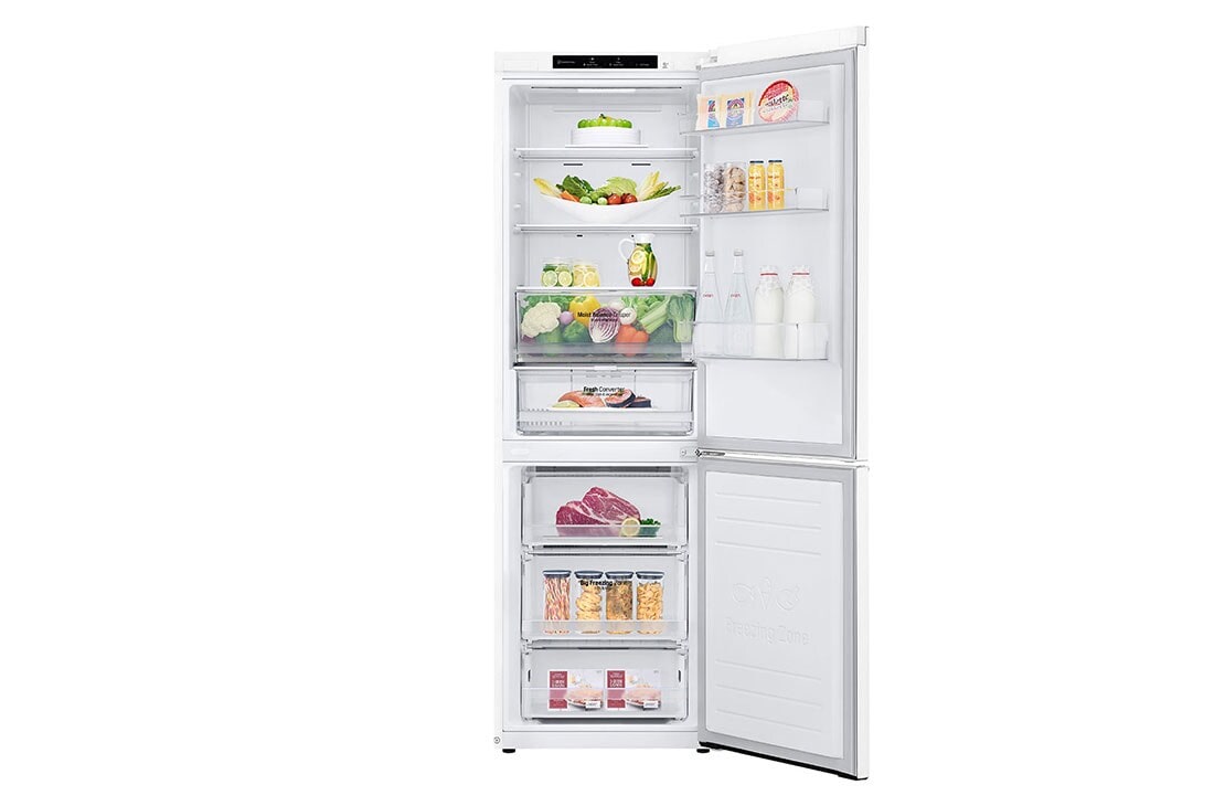 LG COMBINED REFRIGERATOR 341 LITERS GBB61SWGCN