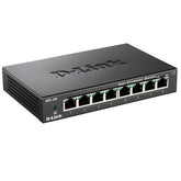 CONMUTADOR D-LINK 8x10/100MBPS CARCASA METÁLICA FULL DUPLEX (ESCRITORIO)