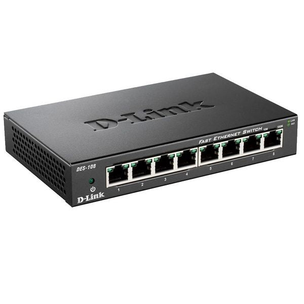 D-LINK SWITCH 8x10/100MBPS FULL DUPLEX METAL HOUSING(DESKTOP)