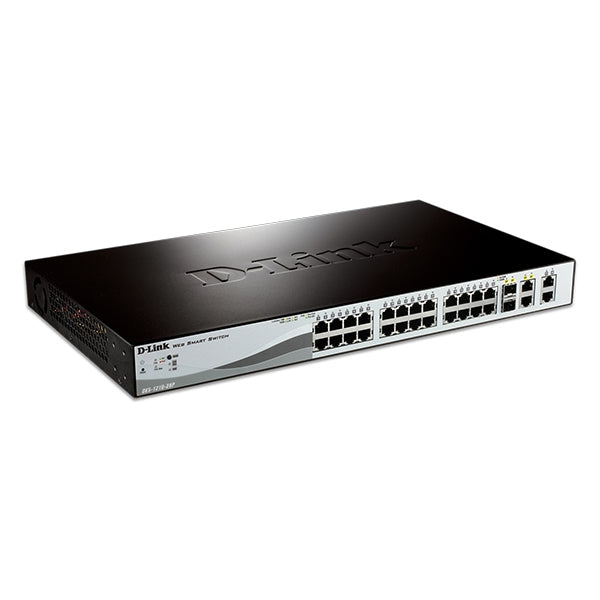 INTERRUPTOR D-LINK 24x100 POE +2x1000 +2xSFP