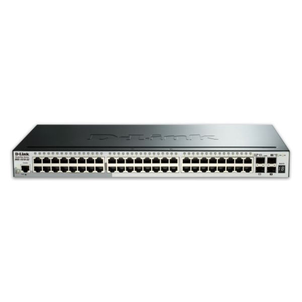 D-LINK 48-PORT 10/100/1000 GIGABIT STACKABLE SMART SWITCH + 4 10G SFP+
