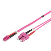 FO PCORD LC TO SC DUPL OM4 5M