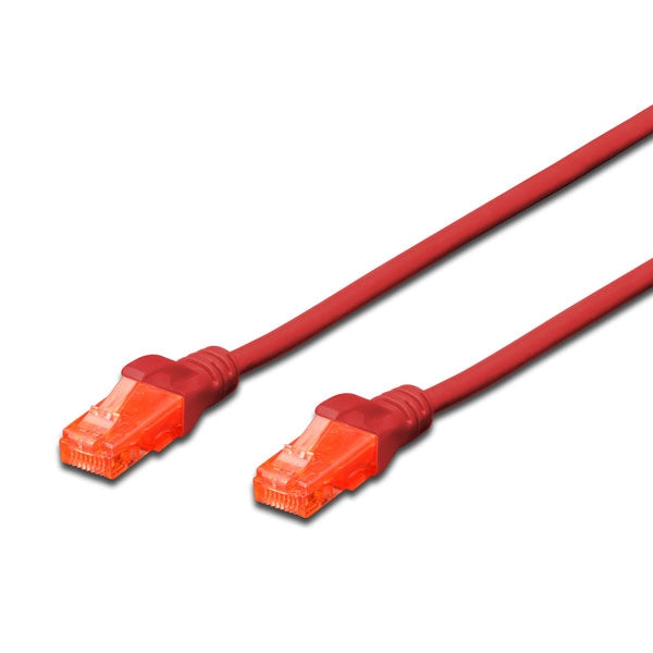 ARNES DIGITUS CAT6 UTP LSZH 1MT ROJO