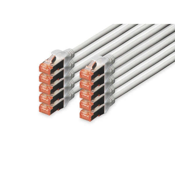 ARNES DIGITUS CAT 6 S-FTP LSZH 2MT PACK 10 GRIS
