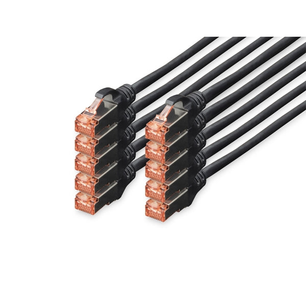 ARNES DIGITUS CAT 6 S-FTP LSZH 2MT PACK 10 NEGRO
