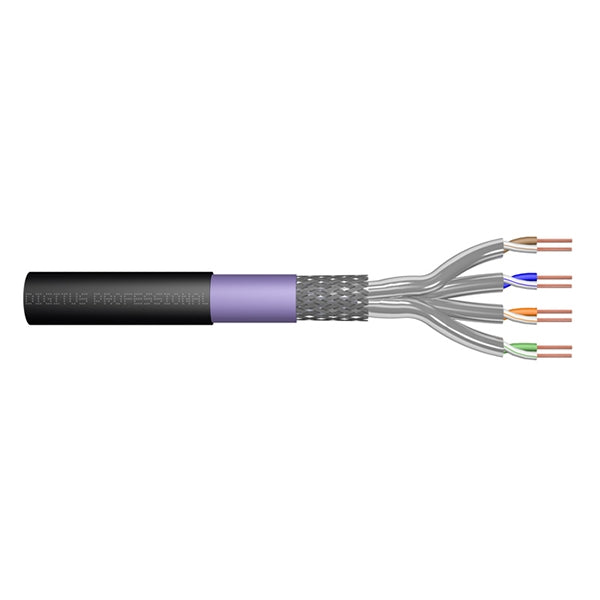 CABLE DE RED EXTERIOR DIGITUS COIL S-FTP CAT7 (1200MHz) 100MT