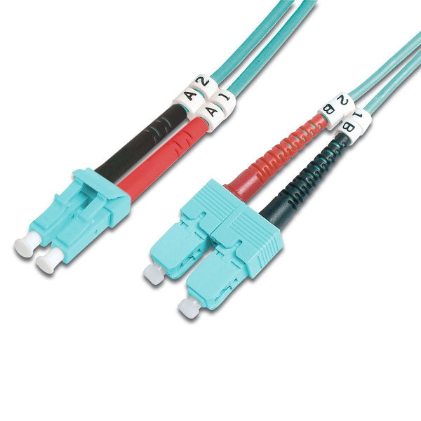 DIGITUS FIBER HARNESS DPX MULTIMODE 50/125 LC/SC OM3 - 1MT