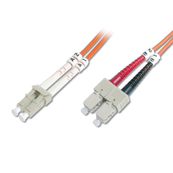 ARNÉS FIBRA DIGITUS DPX MULTIMODO 50/125 LC/SC OM2 - 2MT