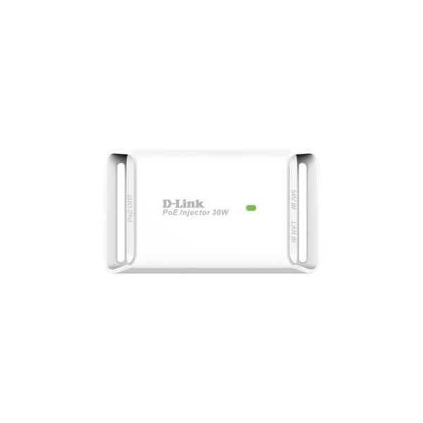D-LINK POE+ POWER INJECTOR 1x1000 30W 55VDC (802.3at/802.3af)