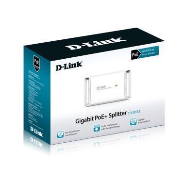 DIVISOR POE D-LINK 1 PUERTO GIGABIT 30W