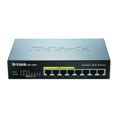 D-LINK SWITCH 8x10/100/1000 GIGABIT (4xPOE) 68W #PROMO #BLACK FRIDAY