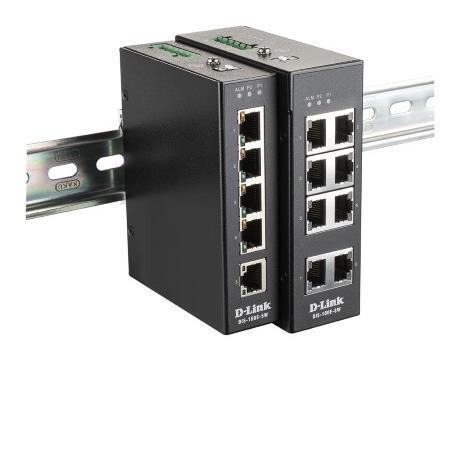 D-LINK SWITCH INDUSTRIAL 5 PORT UNMANAGED WITH 5x10/100 BASET(X) PORTS