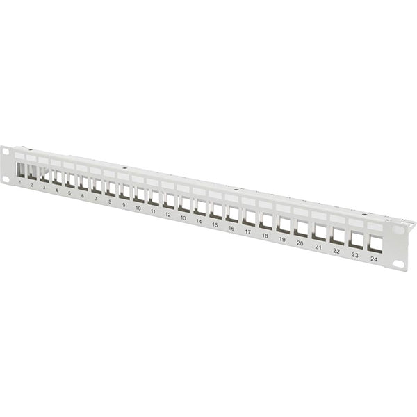DIGITUS PATCH PANEL MODULAR 19 24P 1U KEYSTONE VAZIO CINZA
