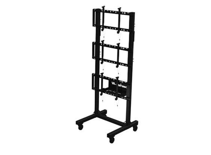 Peerless-AV SmartMount DS-C560-1X3 - Carrinho - para 3 LCD / painéis de plasma - alumínio - preto - tamanho de tela: 46"-60"