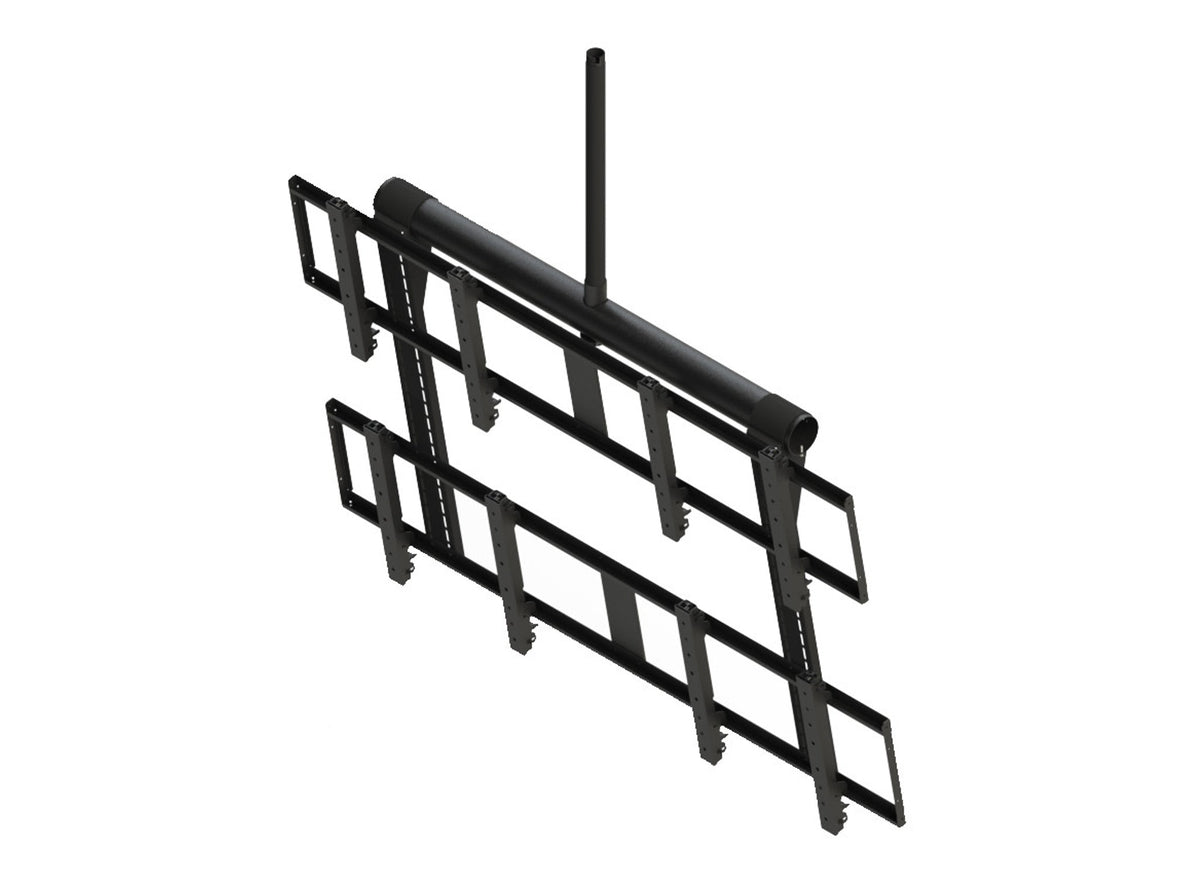 Peerless Digital Signage Video Ceiling Mount DS-VWT955-2X2 - Kit de montagem (montagem no tecto) - preto - tamanho de tela: 40"-50" - montável em teto