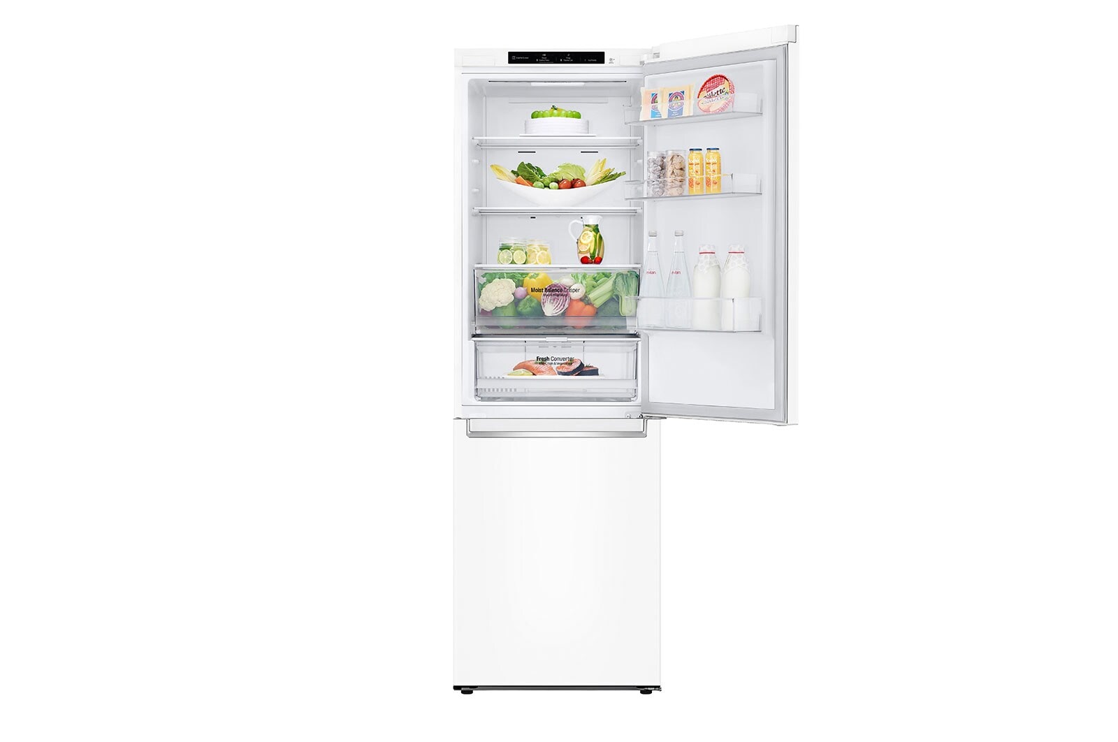 LG COMBINED REFRIGERATOR 341 LITERS GBB61SWGCN