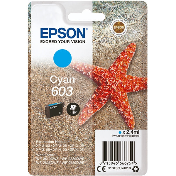 EPSON TINTEIRO AZUL 603 XP-28xx/3100/21xx/3105/41xx