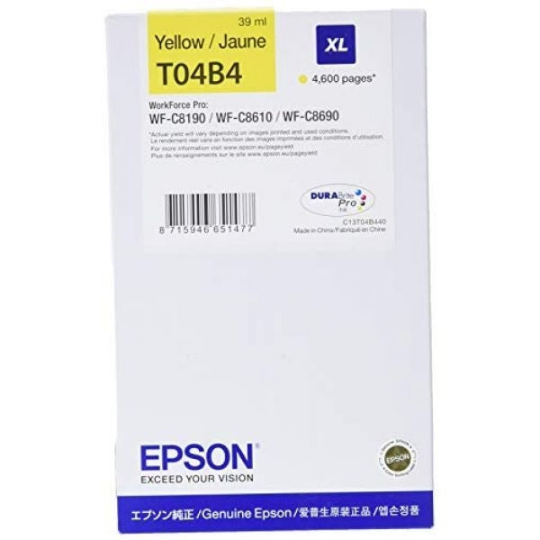 EPSON TINTEIRO AMARELO WF-C81XX/C86XX XL
