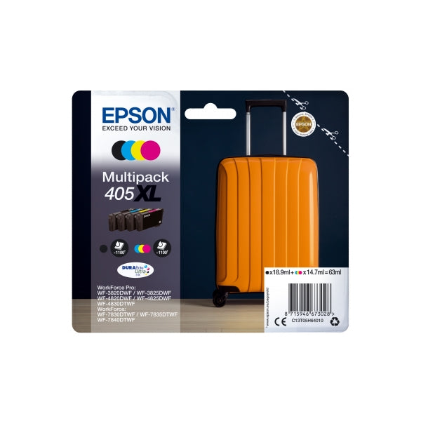 EPSON TINTEIRO PACK 4 CORES 405 XL WF-38xx/48xx