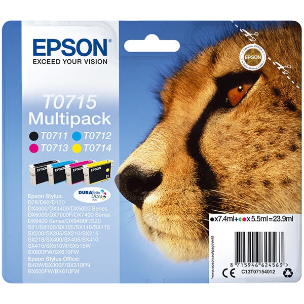 EPSON CARTRIDGE PACK 4 COLORS (T071140+240+340+440) WITH FREQUENCY