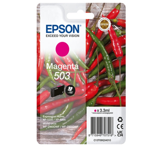TINTA EPSON MAGENTA 503 XP5200/05/WF2960/65