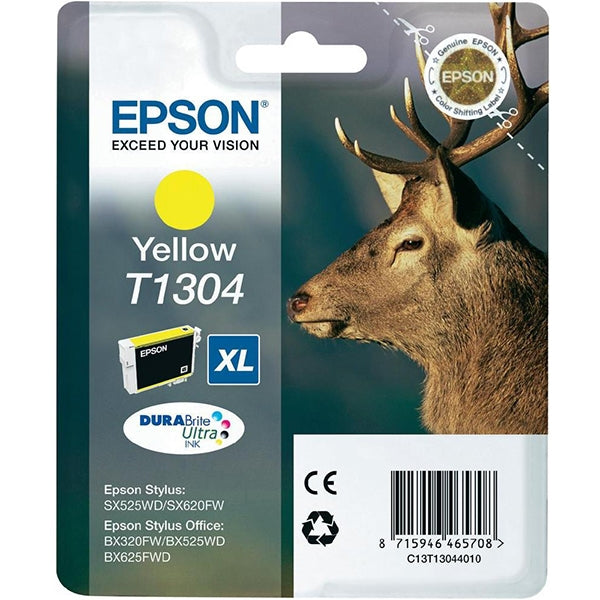 EPSON TINTEIRO AMARELO XL SX525/620/B42/935/WF-7