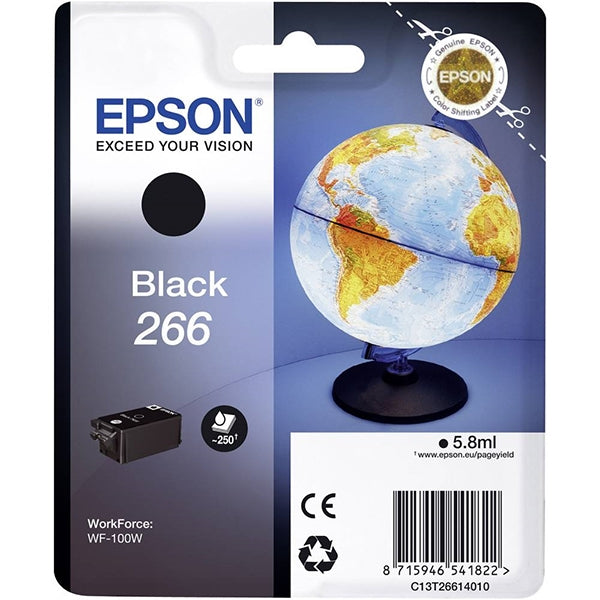 EPSON INK CARTRIDGE BLACK 266 WF-100/110
