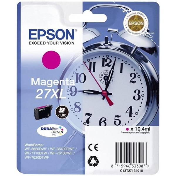 EPSON MAGENTA INK 27XL WF-3620-40/WF-7110-7610-7620