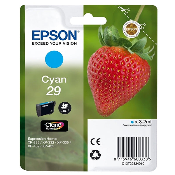 EPSON BLUE INK 29 CLARIA HOME XP235/332/335/432/435
