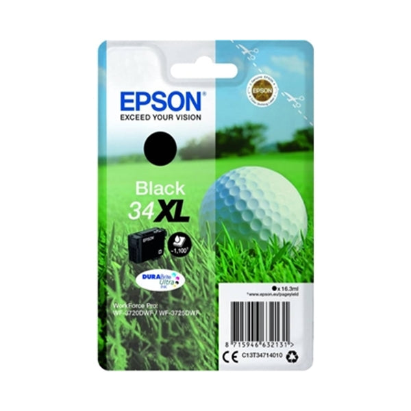 EPSON INK CARTRIDGE BLACK 34XL PRO WF-3725DWF/WF-3720DWF