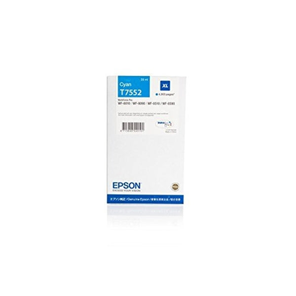 CARTUCHO DE TINTA EPSON AZUL XL T7552 WF-8590/8090/8010/8510