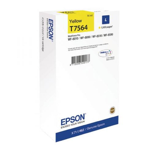 EPSON YELLOW INK CARTRIDGE L 1500P WF-8590/8090/8010/8510