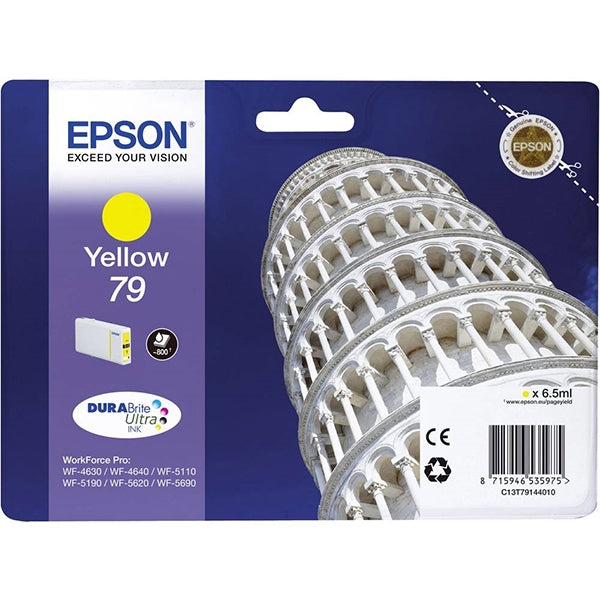 CARTUCHO AMARILLO EPSON L 800p WF-5620DWF/4630DWF/4640DTWF/5110DW/5690DWF/5190DW