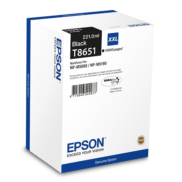 EPSON INK CARTRIDGE BLACK XXL 10,000PG WF-M5690DWF/5190DW