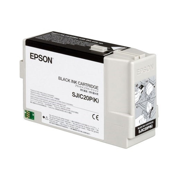 EPSON INK CARTRIDGE BLACK SJIC20P (K) TM-C3400BK