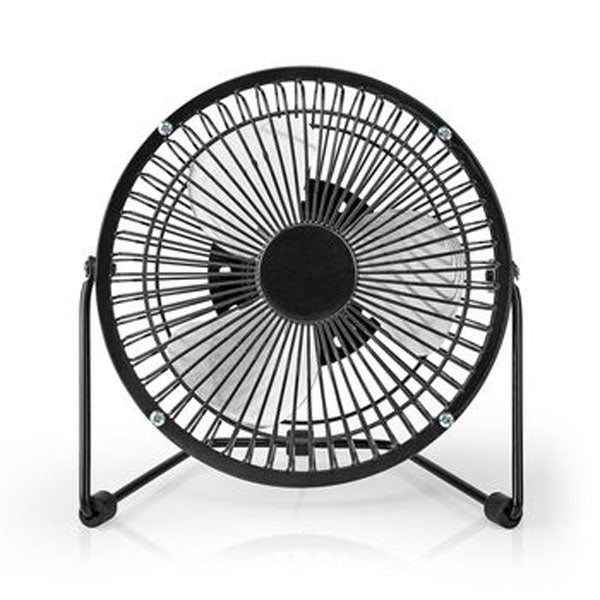 NEDIS TABLE FAN USB POWERED DIAMETER 150MM 3W 1-SPEED BLACK