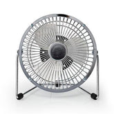 NEDIS TABLE FAN USB POWERED DIAMETER 150MM 3W 1-SPEED CHROME