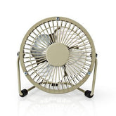 NEDIS TABLE FAN USB POWERED DIAMETER 100MM 3W 1-SPEED GRAY