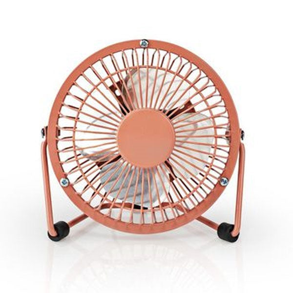 NEDIS TABLE FAN USB POWERED DIAMETER 100 MM 3 W 1-SPEED VINTAGE PINK