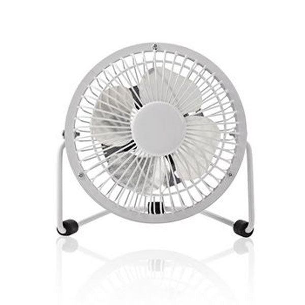 NEDIS TABLE FAN USB POWERED DIAMETER 100 MM 3 W 1-SPEED WHITE