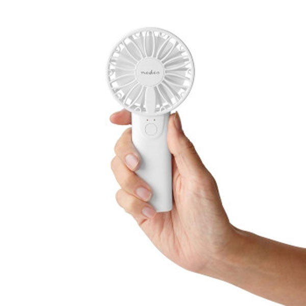 NEDIS HAND FAN 60 MM 2-SPEED WHITE